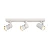 BIAŁA Oprawa Sufitowa Nowoczesny Plafon Reflektory ITALUX SPIELA SPL-31993-3B-WH
